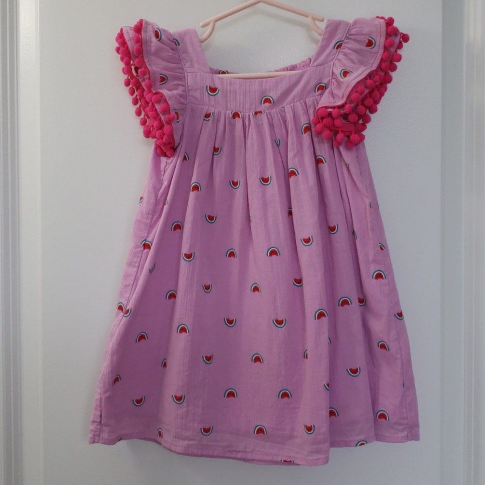 Pink/Purple Cat & Jack Dress watermelon print 2T